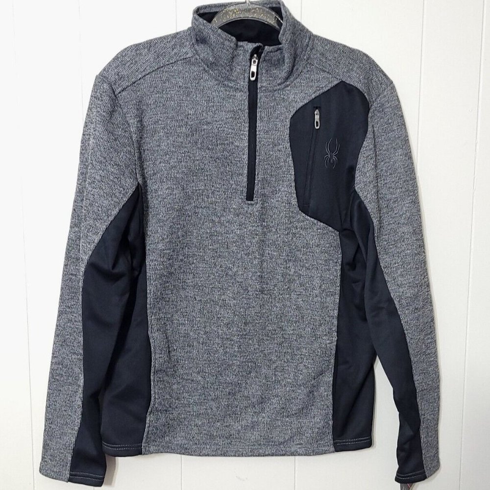 Spyder Mens Polar Marblet Full Zip Jacket Size M NWT